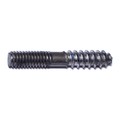 Midwest Fastener Hanger Bolt, 5/16 in Thread to 5/16"-18 Thread, 2 in, Steel, Plain Finish, 100 PK 08450